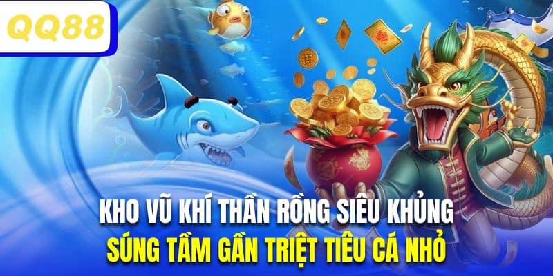 Vũ khí súng tầm gần thích hợp để săn những con cá nhỏ